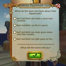 Zipple quiz