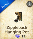 Zippleback Hanging Pot