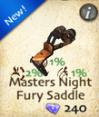 Masters Night Fury Saddle