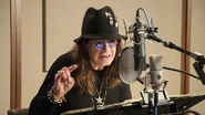 Ozzy Osbourne behind the scenes of Trolls World Tour.