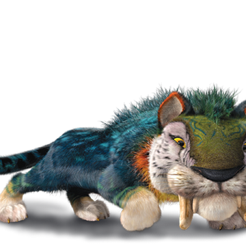 the croods cat stuffed animal