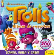 Trolls Álbum de recortes-Dreamworks-9788408161554