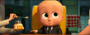 Boss Baby looking at Ted