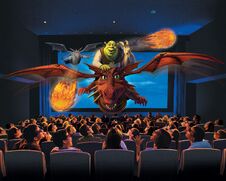 Shrek 4-D promotional art