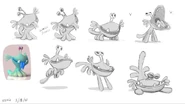 Nessie character sketches from 5/18/21