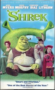 Shrek VHS cover