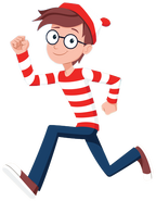 Waldo Character from the series, Where's Waldo?