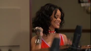 Rihanna, behind the scenes of Home.