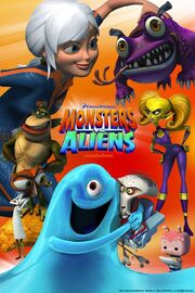 Monsters vs Aliens Poster
