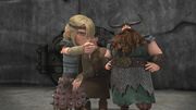 Astrid pointing at the winners.jpg