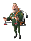 General W.R. Monger from Monsters vs. Aliens (TV series)