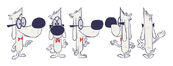 Mr. Peabody model sheet.