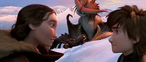 Hiccup-gets-to-know-his-mother-in-how-to-train-your-dragon-2