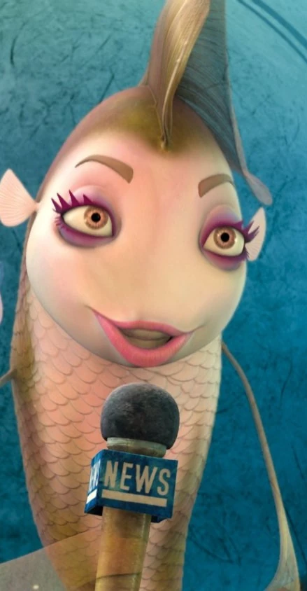 Рыба из мультика с губами