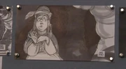 Dama Fortuna, the fortune teller that inspired Fairy Godmother, in the Shrek 1 deleted scene “Fiona’s Prologue