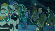 Lance, Plaxum, Swirn, Blumfump, Luxia and Hunk (After Baku's Defeat)