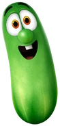 Larry the Cucumber Character from VeggieTales franchise