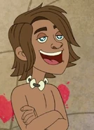 Kevin Character from the series, Dawn of the Croods