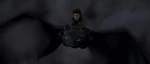 Toothless and Hiccup charge angrily towards the Red Death