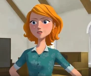 Kate Flores Character from the series, Spirit Riding Free