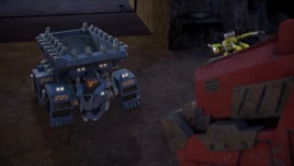 Ton-Ton tells them he brought a baby Dreadtrux