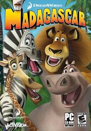 Madagascar (video game) PC cover art