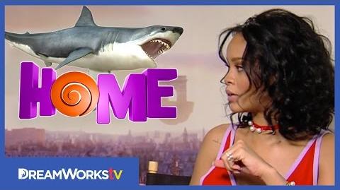 Rihanna & Jim Parsons Diving with Sharks HOME