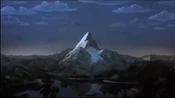 The opening shot of the 1986-1999 Paramount Pictures CGI Mountain logo