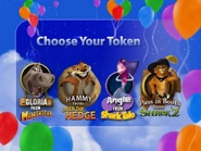 The tokens you can choose