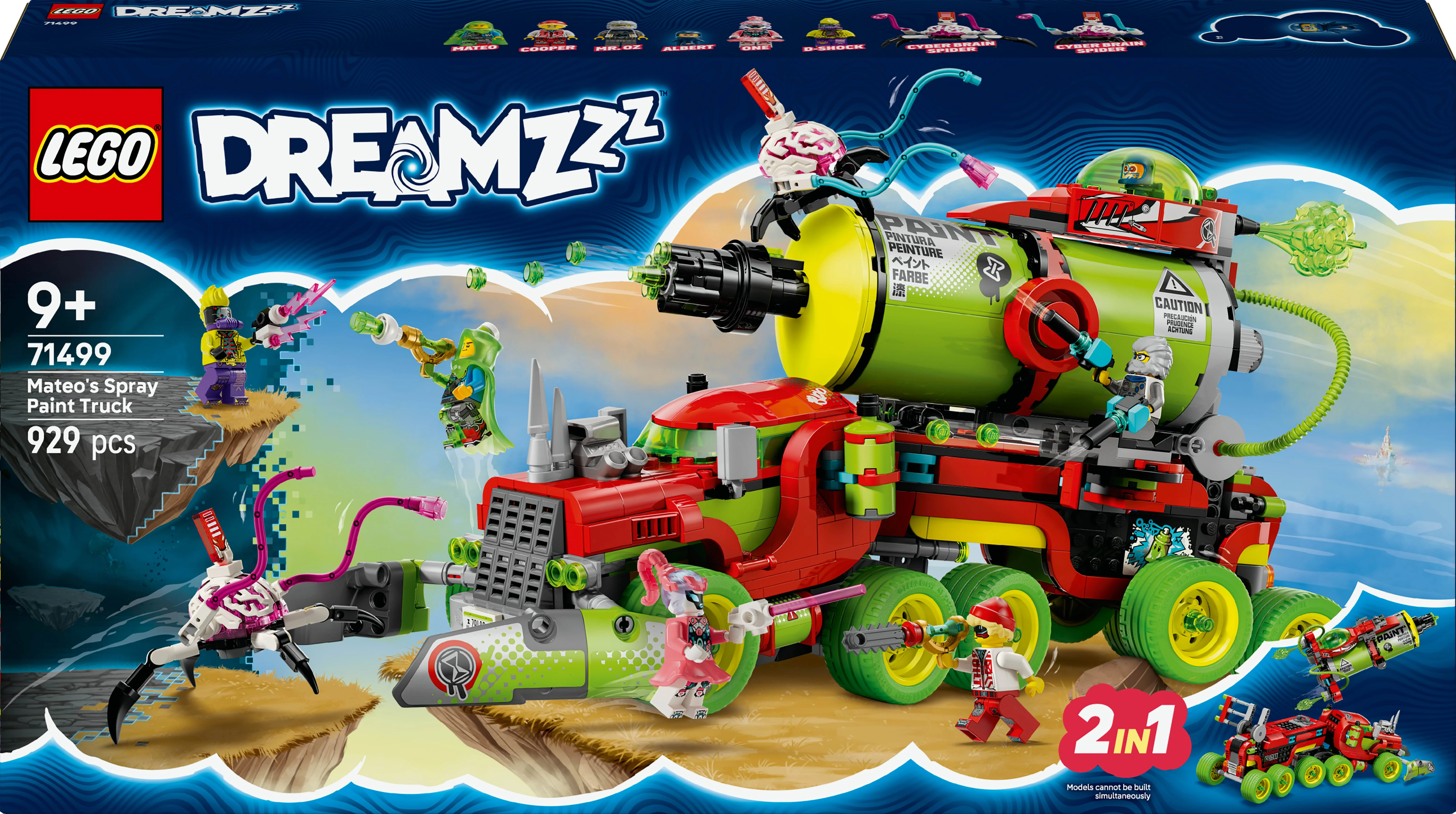 71499 Mateo's Spray Paint Truck | Lego dreamzzz Wiki | Fandom