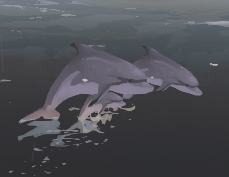 Bottlenose Dolphin Pod