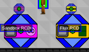 Sandbox and Flux RCDs by eachother