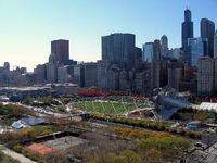 Chicago above millennium park