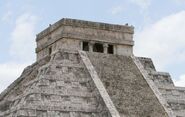 The Temple of Kukulkan atop El Castillo