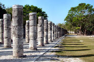 The Pillars at Chichén Itzá