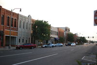 East main street north side of street looking east