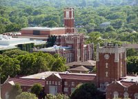 University of Oklahoma campus as seen from Sarkeys Energy Center