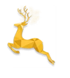 Decal Winter Elk