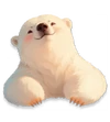 Decal Polar Bear Cub