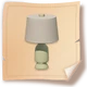 SK Blueprint Glowing Orange Table Lamp