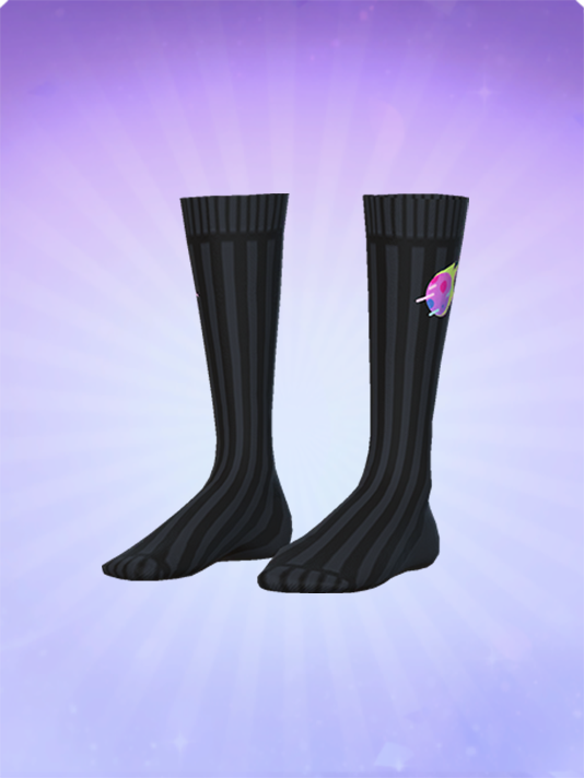 Apthcry Glow In The Dark Bone Black Socks