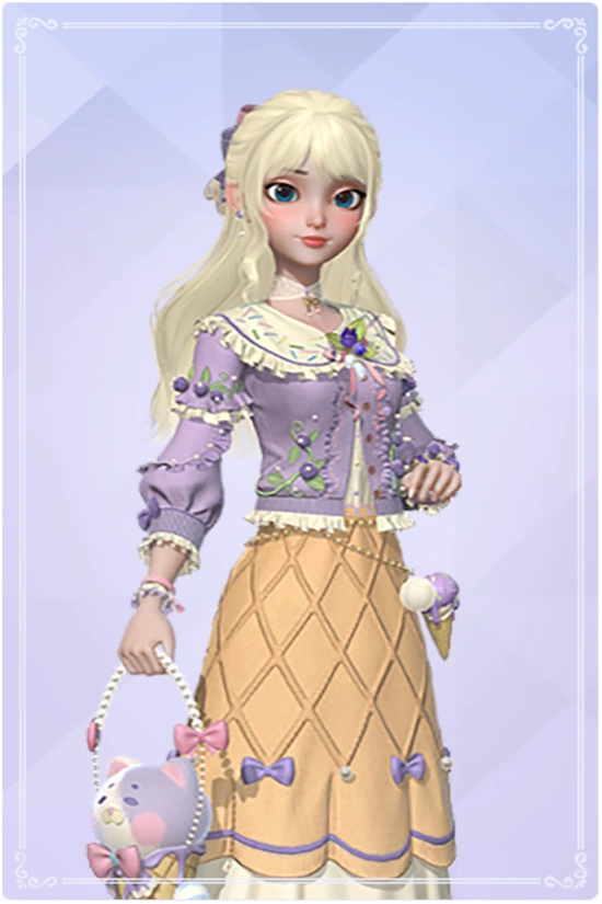 Blueberry Ice Cream Dress Up! Time Princess Wiki Fandom