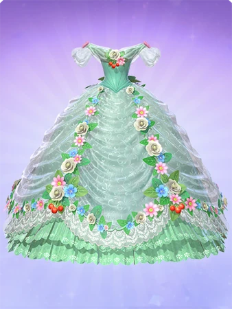strapless open back dress Lilac Garden Princess Dress – High-Low Tulle Gown with Floral Embroidery –  Aura Fashionista main image 0
