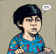 Moist at 6 years old in the comic