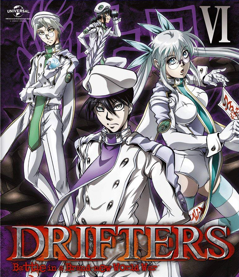 Drifters – Novos episodios do anime em DVD e Blu-Ray