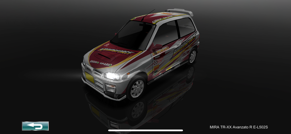 MIRA TR-XX Avanzato R E-L502S | Drift Spirits Wiki | Fandom