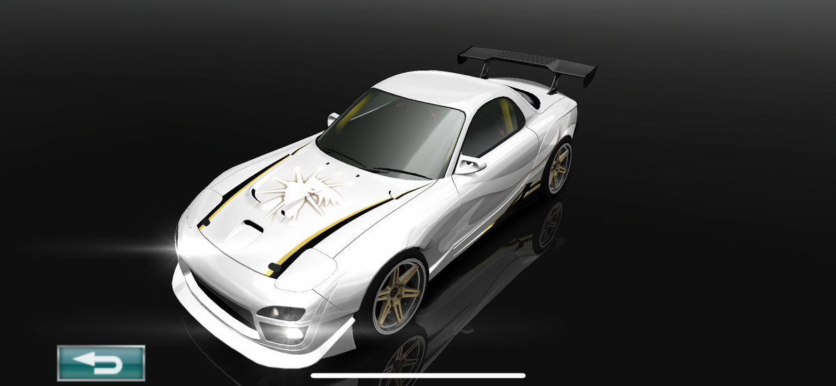 ArtStation - Mazda RX 7 Savanna FC3S Akagi White comet from initial d