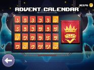 The calendar with all missions finished.