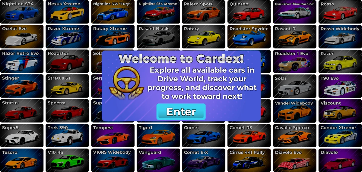 Cardex | Drive World Wiki | Fandom