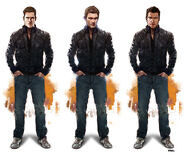 Concept art of Tanner from the Wii version of Driver San Francisco